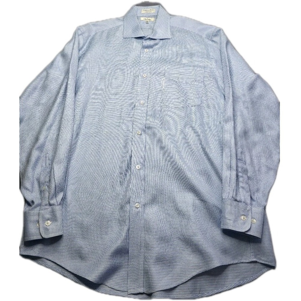 Fanconnable‎ Men Shirt 5/16.5 L Cotton Made In USA LONG SLEEVE
